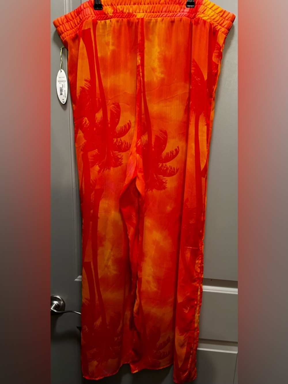 Mynah Size XXL Elastic Waist Sheer Swim Cover-up pants NWT - Picture 2 of 6